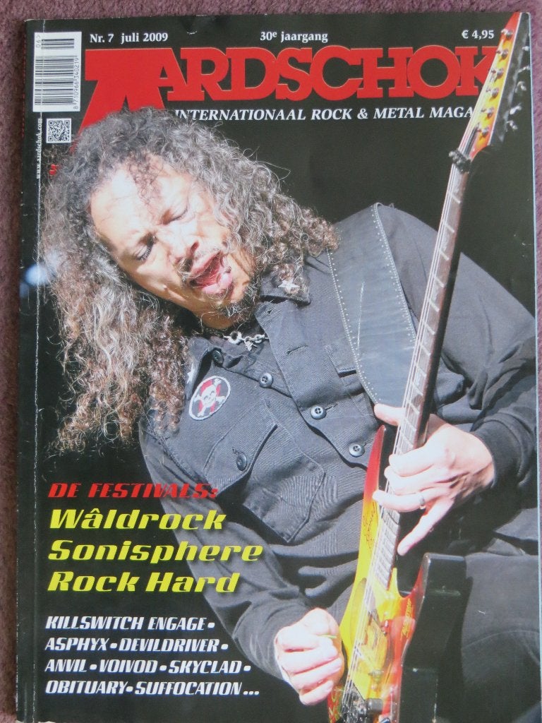 Aardschok 2009 - Kirk Hammet cover, Ophalen, 1980 tot heden, Tijdschrift