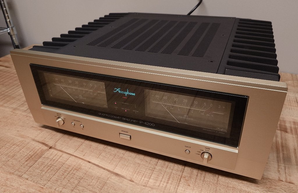 Accuphase P-4200 Stereo eindversterker met doos, Ophalen, Zo goed als nieuw, Audio