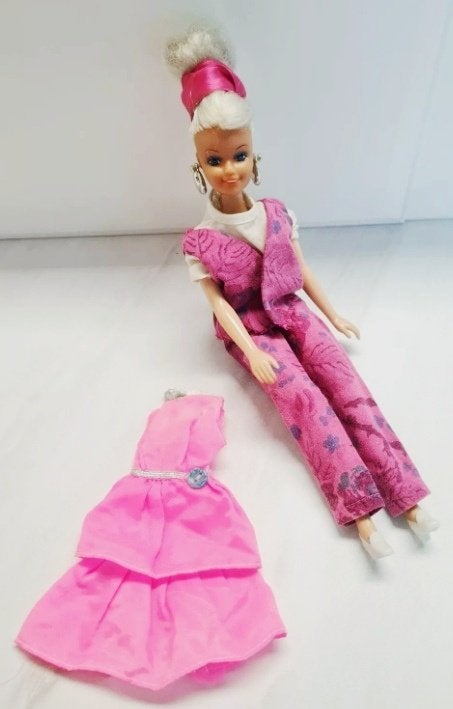 Vintage Barbie uit de jaren 80, niet van Mattel, Verzenden, Gebruikt, Pop