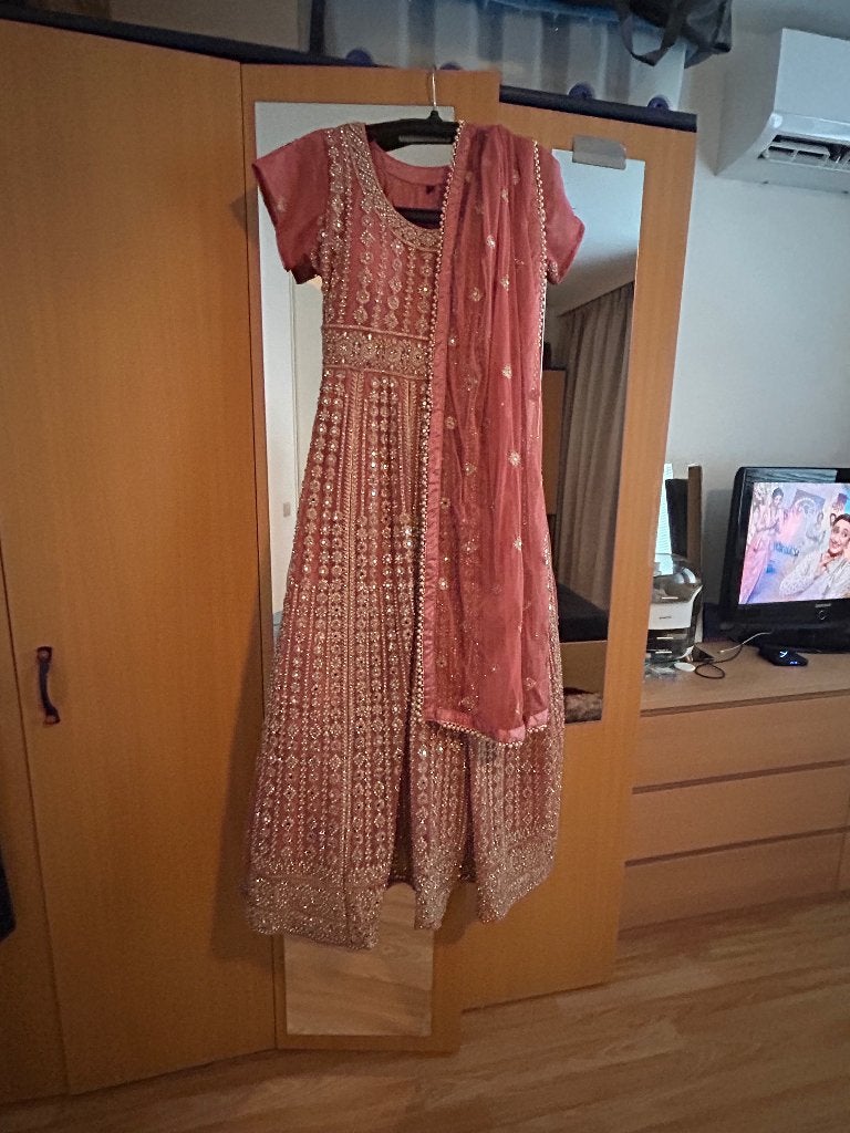 Indiaas kleding, Maat 38/40 (M), Galajurk, Ophalen of Verzenden, Roze