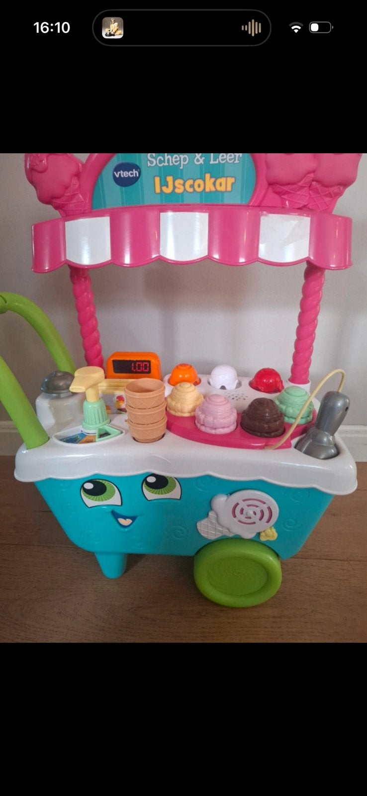 Vtech ijscokar, Kinderen en Baby's, Ophalen, Zo goed als nieuw