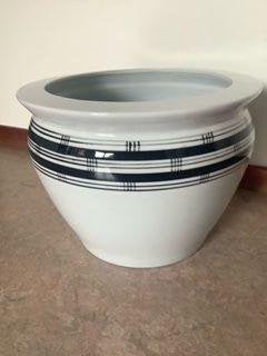 Sandra Rich design bloempot plantenpot keramiek Germany, Overige materialen, Rond, Nieuw, Minder dan 40 cm