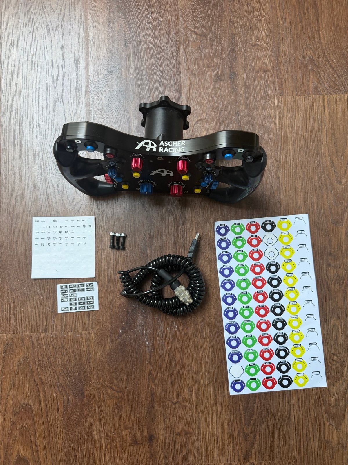 Ascher Racing F64-USB V3 racestuur met extension, Spelcomputers en Games, Spelcomputers | Overige, Ophalen of Verzenden, Overige merken