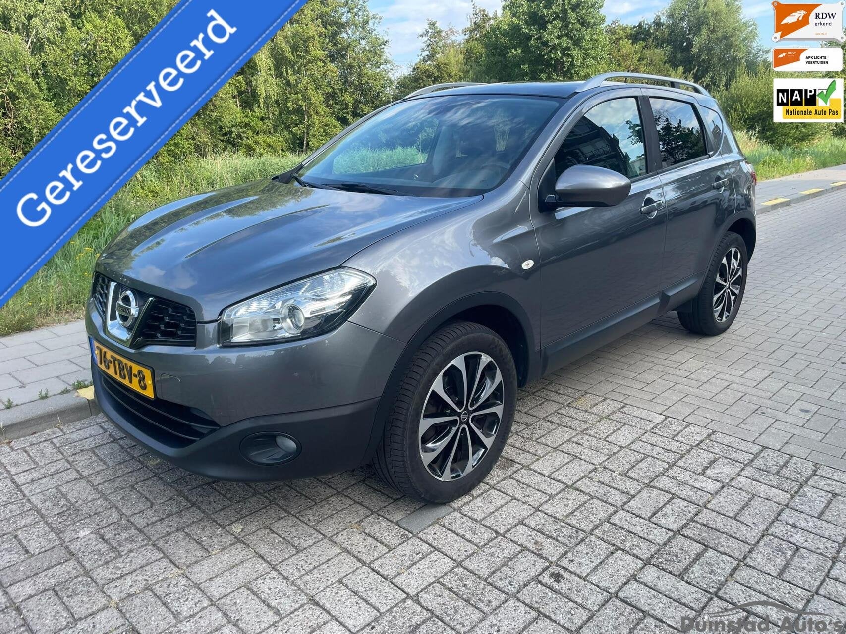 Nissan Qashqai 1.6 Acenta Panoramadak|1ste Eig|Dealer onderh, Voorwielaandrijving, Gebruikt, 1225 kg, 4 cilinders