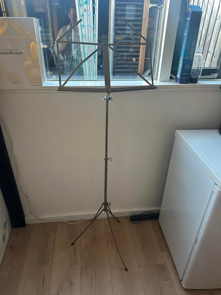 Vintage Antieke Retro Inklapbare Muziekstandaard, Ophalen of Verzenden, Gebruikt, Muziekstandaard