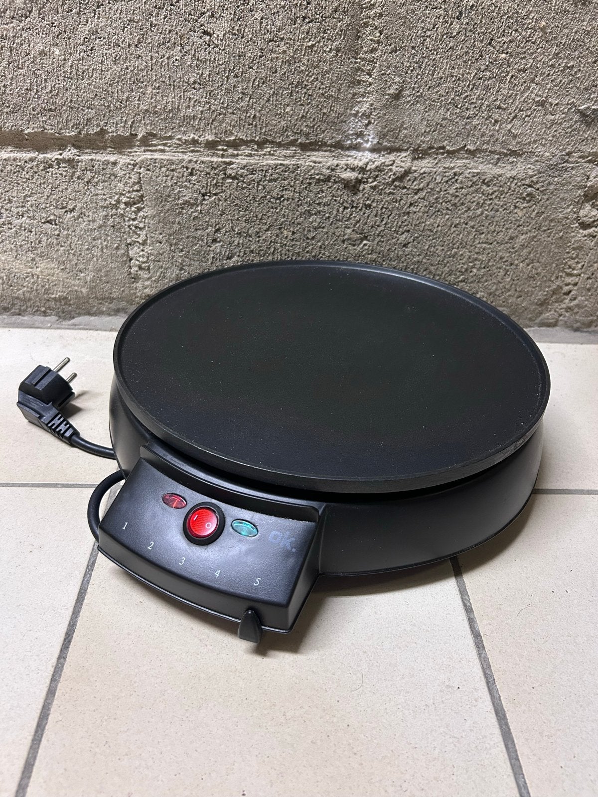 OK. Crêpe maker - Crêpeplaat, Ophalen, Gebruikt