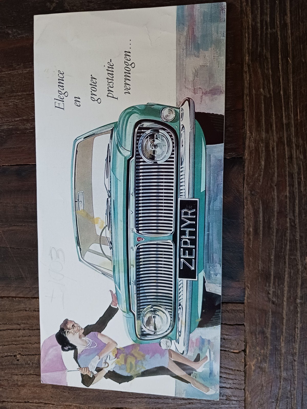 Ford Zephyr 6 folder 1962, Ophalen of Verzenden, Gelezen, Ford
