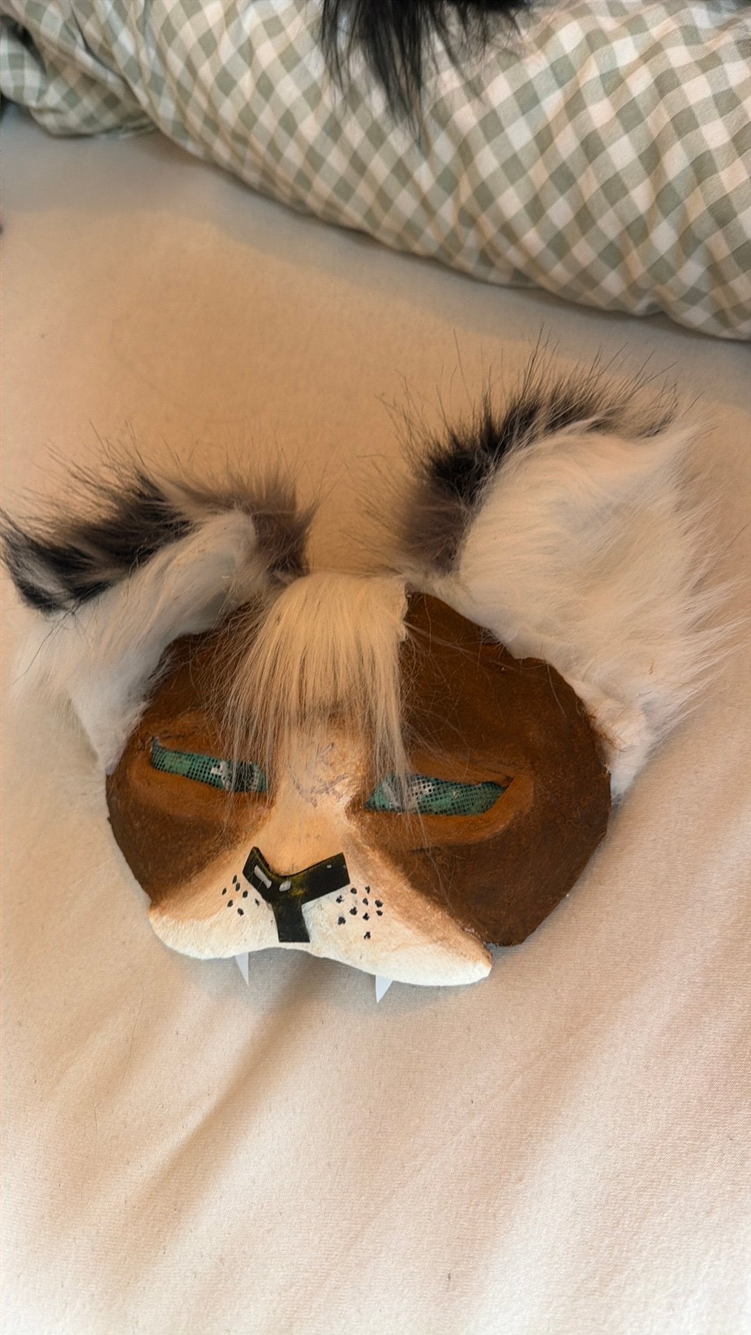 Therian katten masker, Ophalen of Verzenden, Zo goed als nieuw, Overige typen