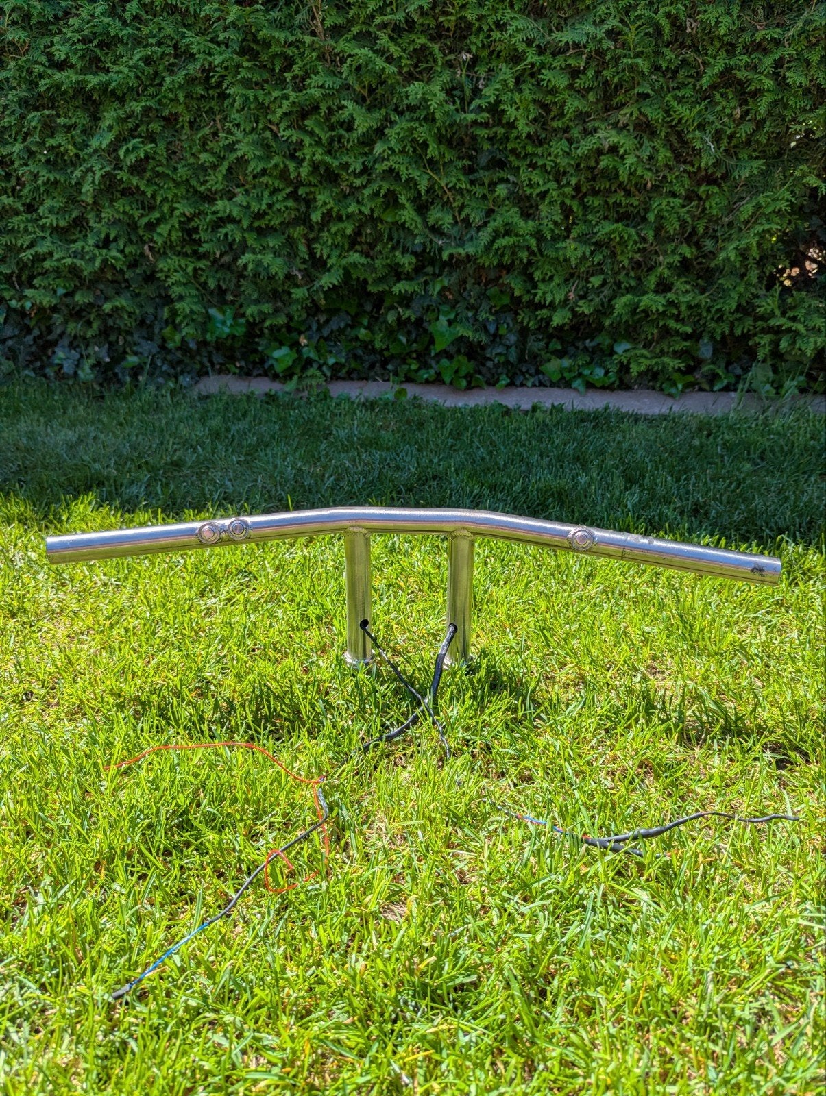 RVS T-bars suzuki vs1400 intruder met schakelaars 1" 25.4mm, Ophalen of Verzenden, Gebruikt