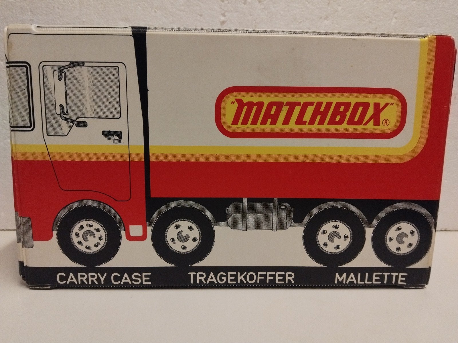 1979 Matchbox koffer nette staat incl 2 mandjes 3INCH, Ophalen of Verzenden, Zo goed als nieuw, Overige typen