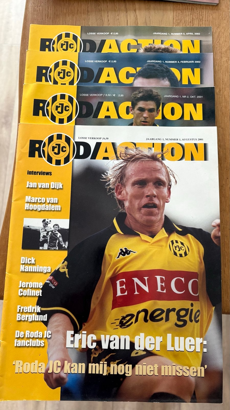 Roda JC Roda Action Magazines (diverse jaargangen), Boeken, Ophalen, Gelezen, Sport en Vrije tijd