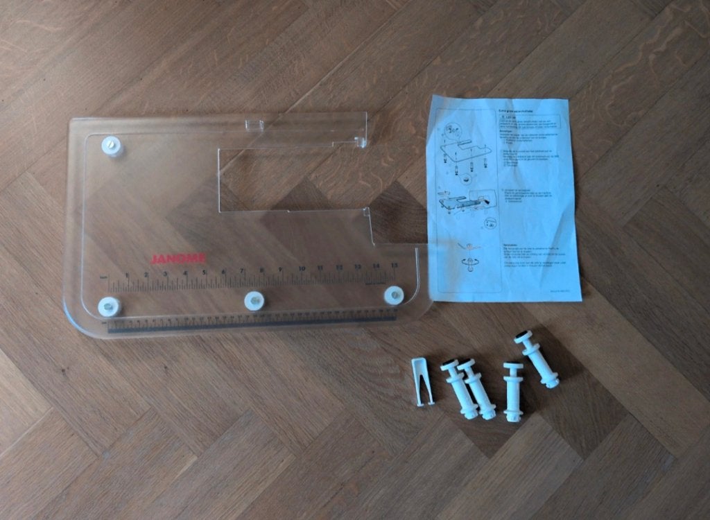 Janome aanschuiftafel, Hobby en Vrije tijd, Naaimachines en Toebehoren, Ophalen of Verzenden, Nieuw, Toebehoren, Janome