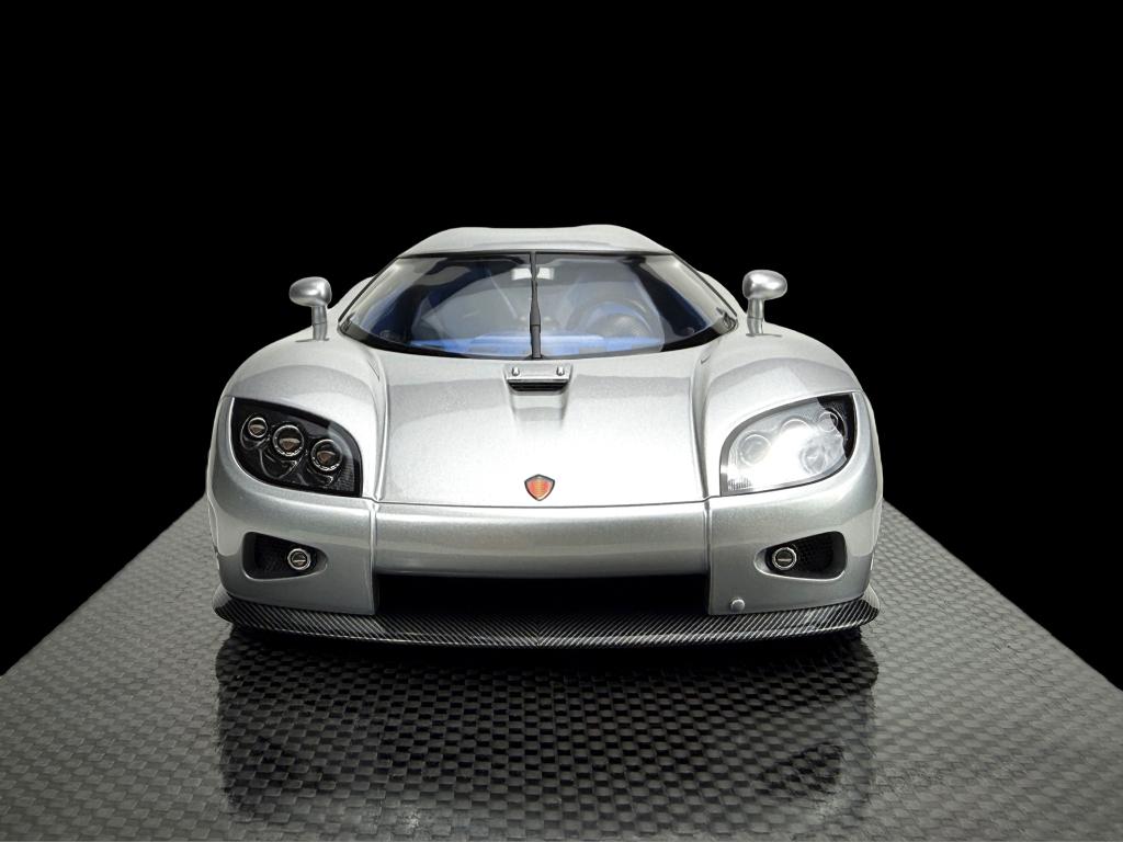 Koenigsegg CCX Zilver 1:18 FrontiArt Pre-Order, Hobby en Vrije tijd, Modelauto's | 1:18, Ophalen of Verzenden, Nieuw, Auto, Overige merken