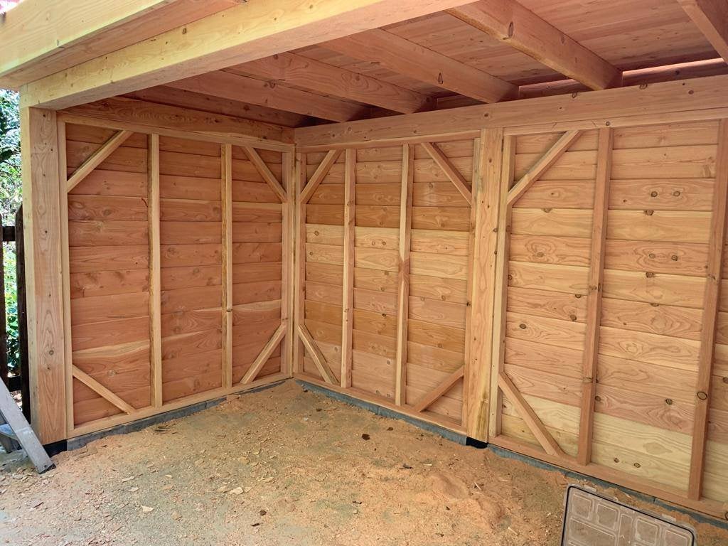overkapping bouwpakket compleet 3x4 andere maten mogelijk, Ophalen, Nieuw, Veranda
