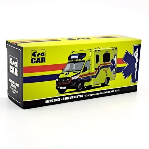 Mercedes-Benz Sprinter van Era 1/64 HK Ambulance (A504), Ophalen of Verzenden, Nieuw, Auto