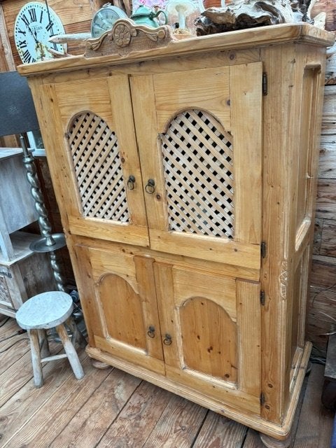 Grenen kast met 4 legplanken, Antiek en Kunst, Ophalen