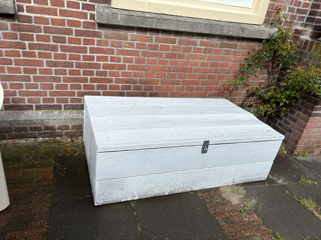 Kist, voor tuinkussens, Tuin en Terras, Ophalen of Verzenden, Zo goed als nieuw, Kunststof, Overige typen