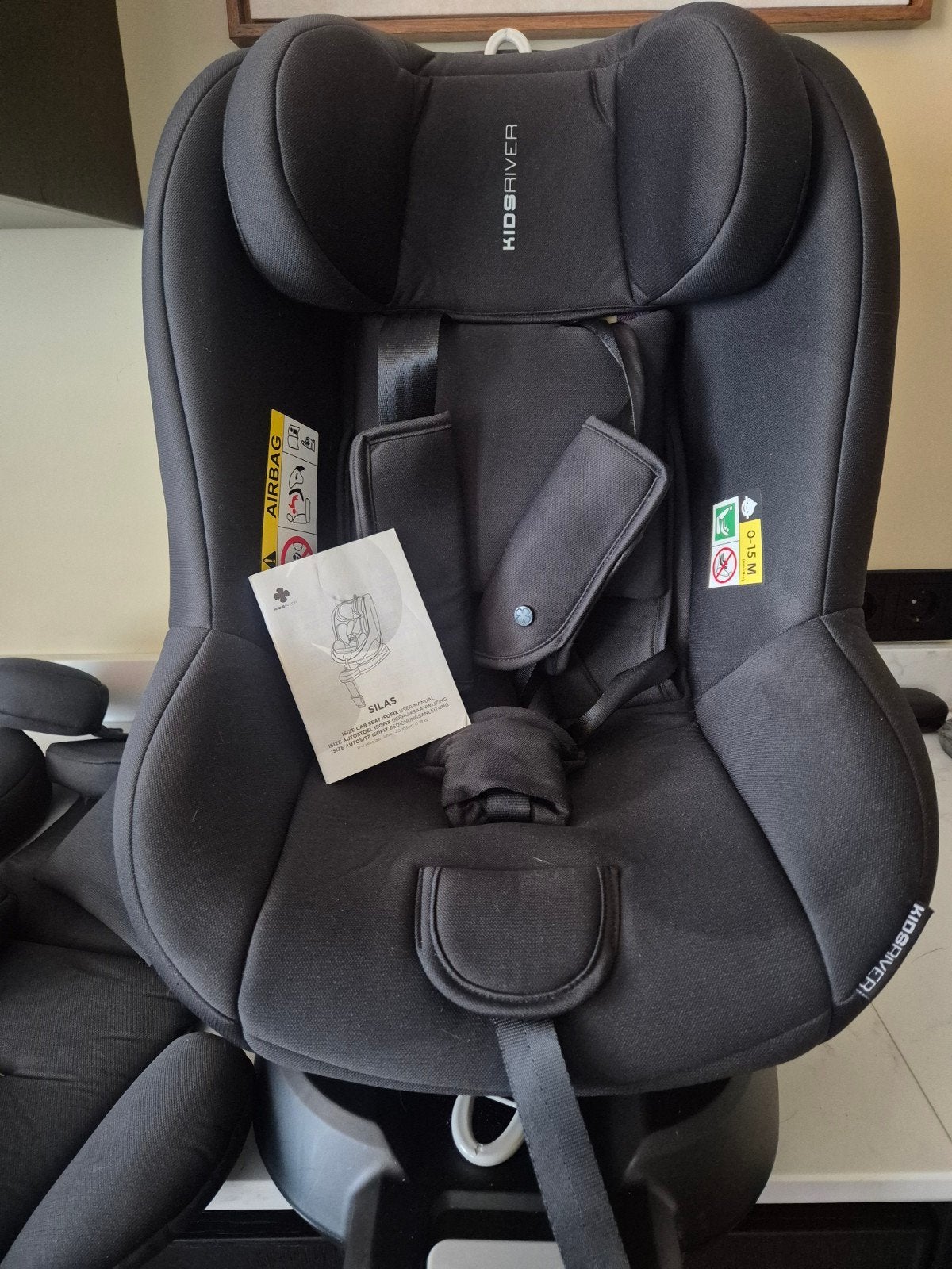 Kidsriver Silas I-size autostoel, 0 t/m 18 kg, Verstelbare rugleuning, Zo goed als nieuw, Isofix