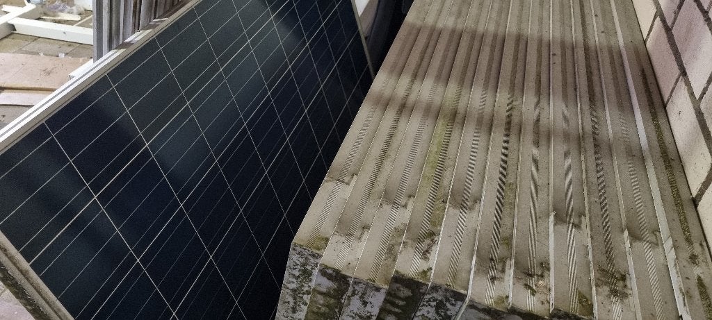 12 Zonnepanelen CANADIAN CS6P 245, Doe-het-zelf en Verbouw, Zonnepanelen en Toebehoren, Ophalen, Gebruikt, Paneel, 200 wattpiek of meer