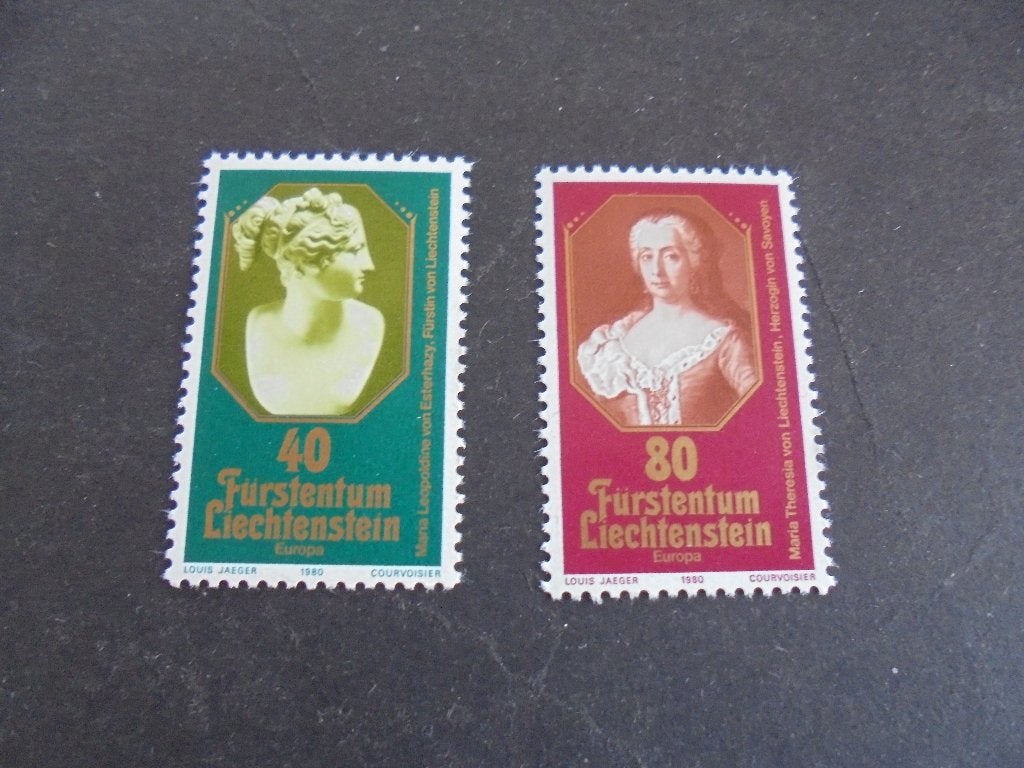 CEPT Liechtenstein 1980 postfris, Postzegels en Munten, Verzenden, Postfris, Overige thema's