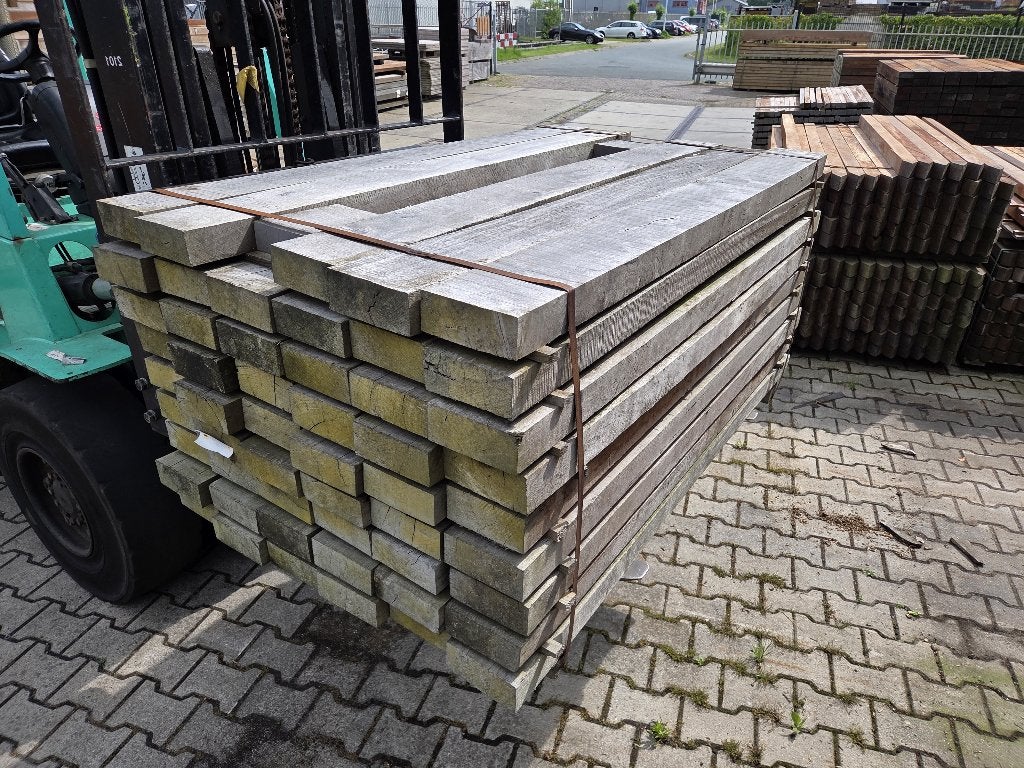 Hardhouten balken / brugdekdelen 1.50 m lang - nr: HB234, Tuin en Terras, Ophalen, Minder dan 180 cm, Overige typen, Hardhout