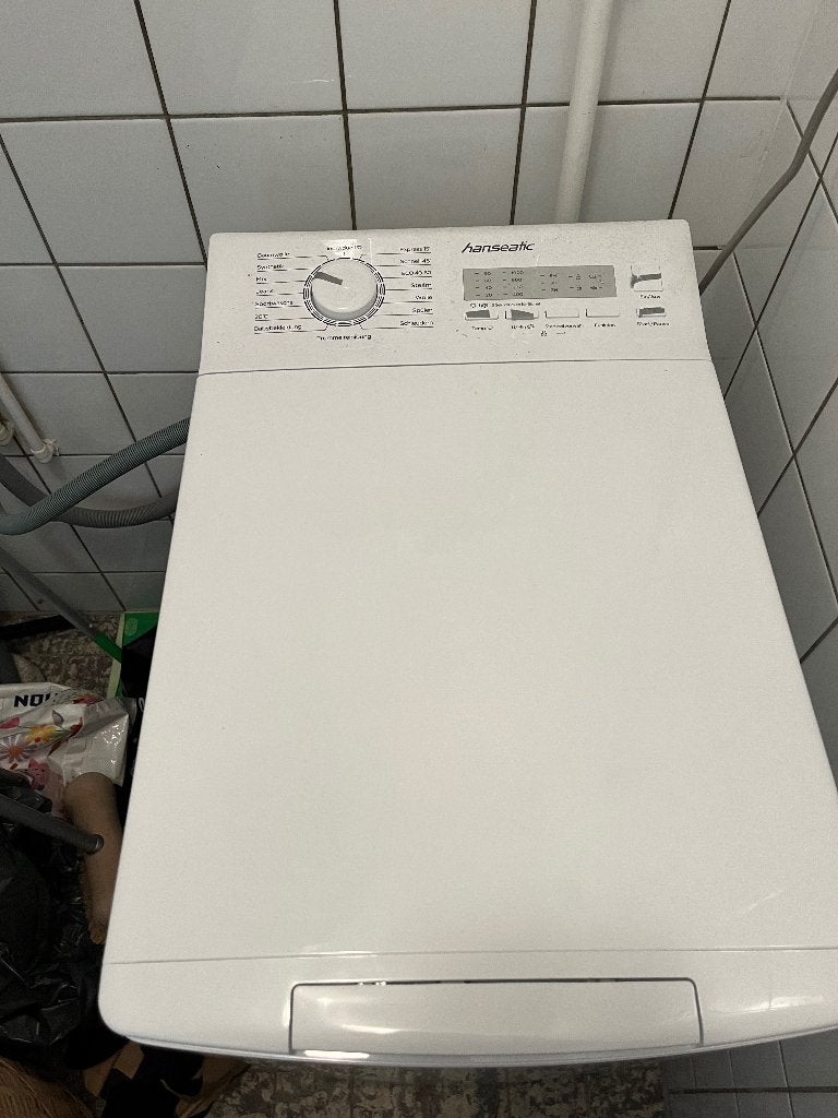 Wasmachine bovenlader Hanseatic, Witgoed en Apparatuur, Ophalen, 4 tot 6 kg, Bovenlader, 85 tot 90 cm
