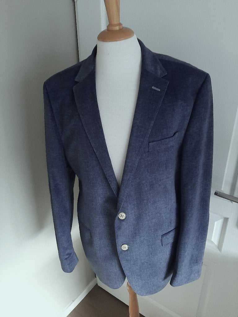 Mooi colbert maat 56 van Marco Manzini ., Ophalen of Verzenden, Zo goed als nieuw, Maat 56/58 (XL), Blauw