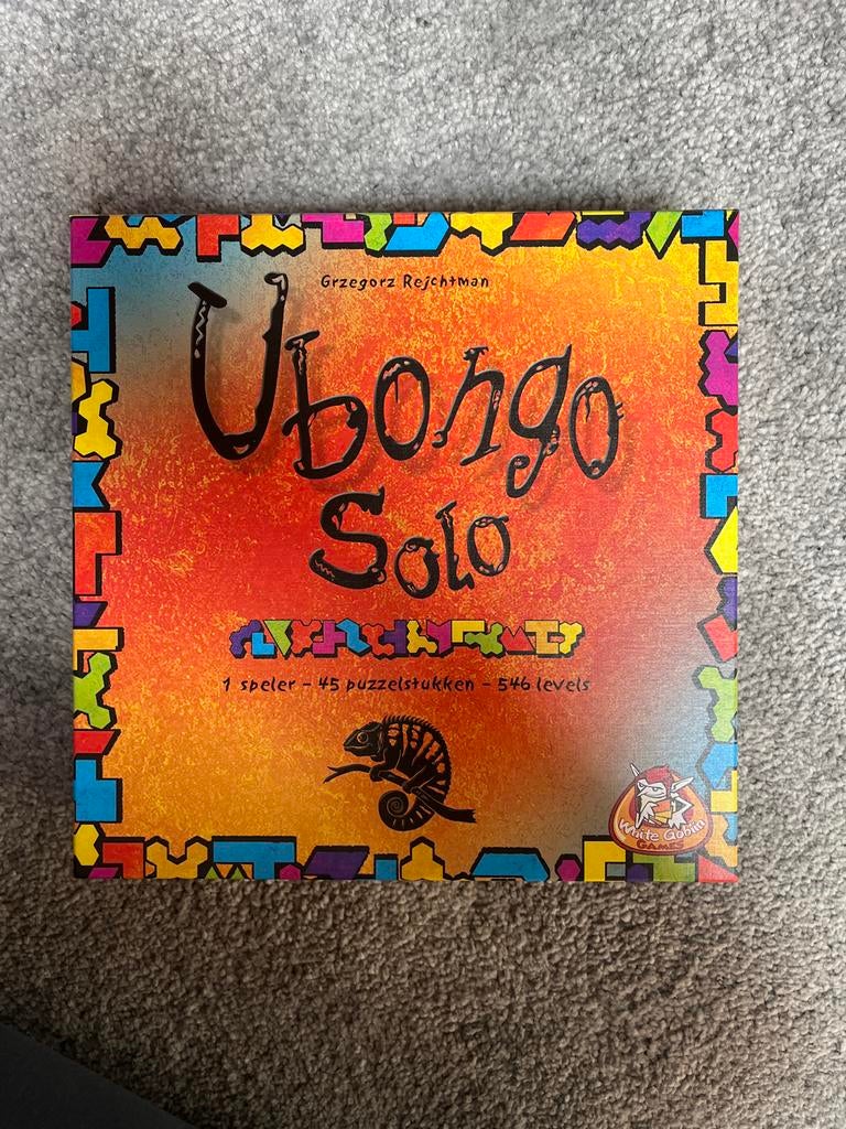 Ubongo Solo - Zo goed als nieuw puzzelspel, Hobby en Vrije tijd, Een of twee spelers, Ophalen of Verzenden, Zo goed als nieuw