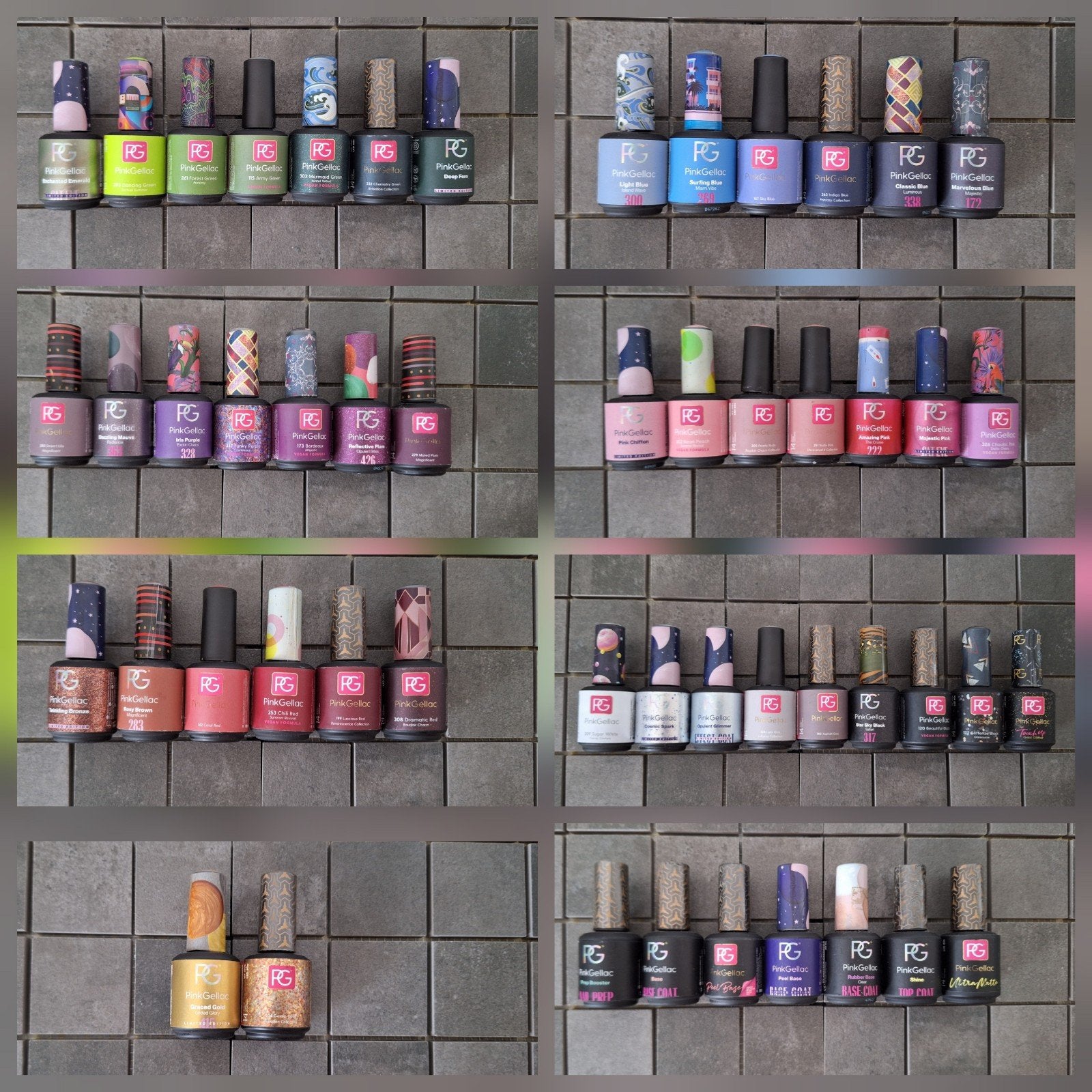 Div. z.g.a.n Pink gellac! & toebehoren, Ophalen of Verzenden, Zo goed als nieuw, Overige kleuren, Handen en Nagels