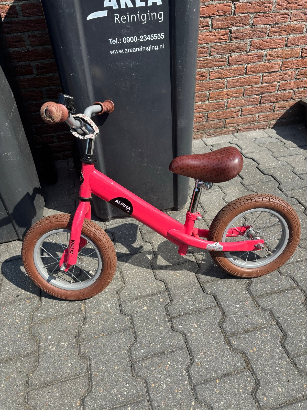 Alpina loopfiets meisjes - roze, Ophalen, Gebruikt