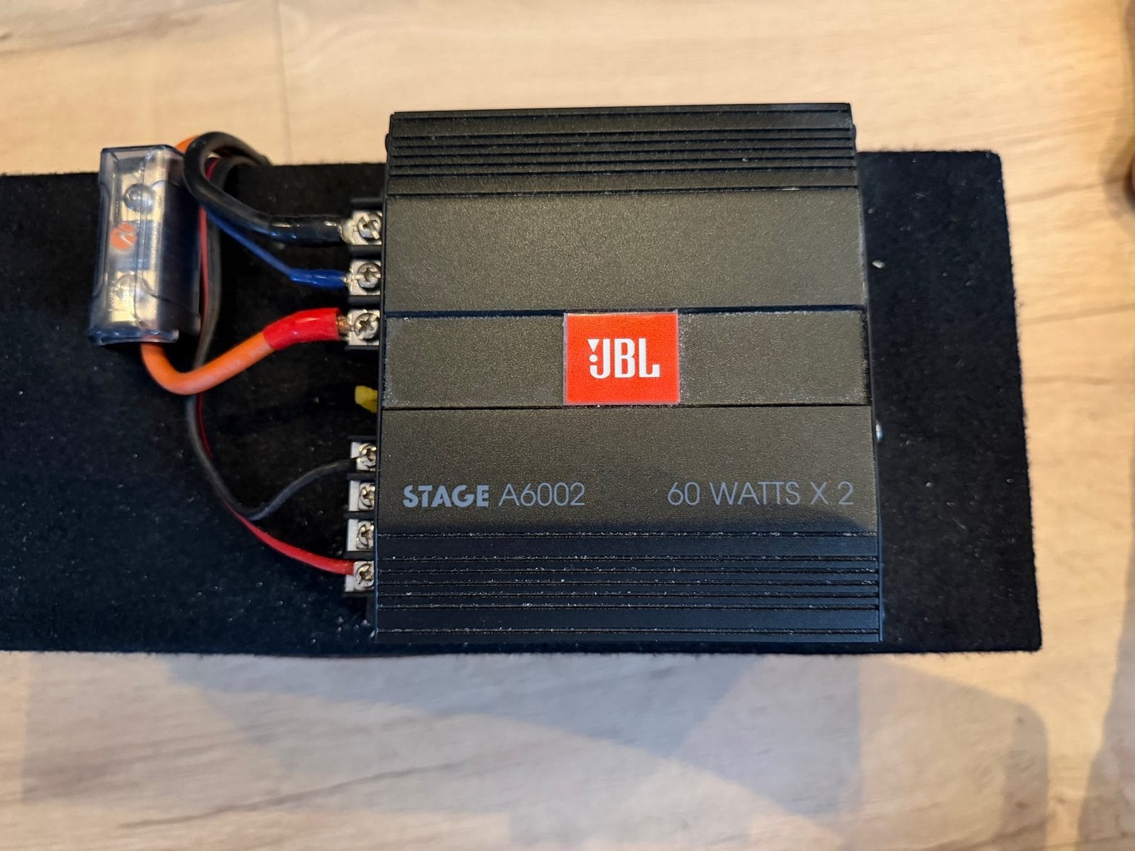 JBL Stage A6002 Versterker met Subwoofer en Kabels, Ophalen of Verzenden, Zo goed als nieuw