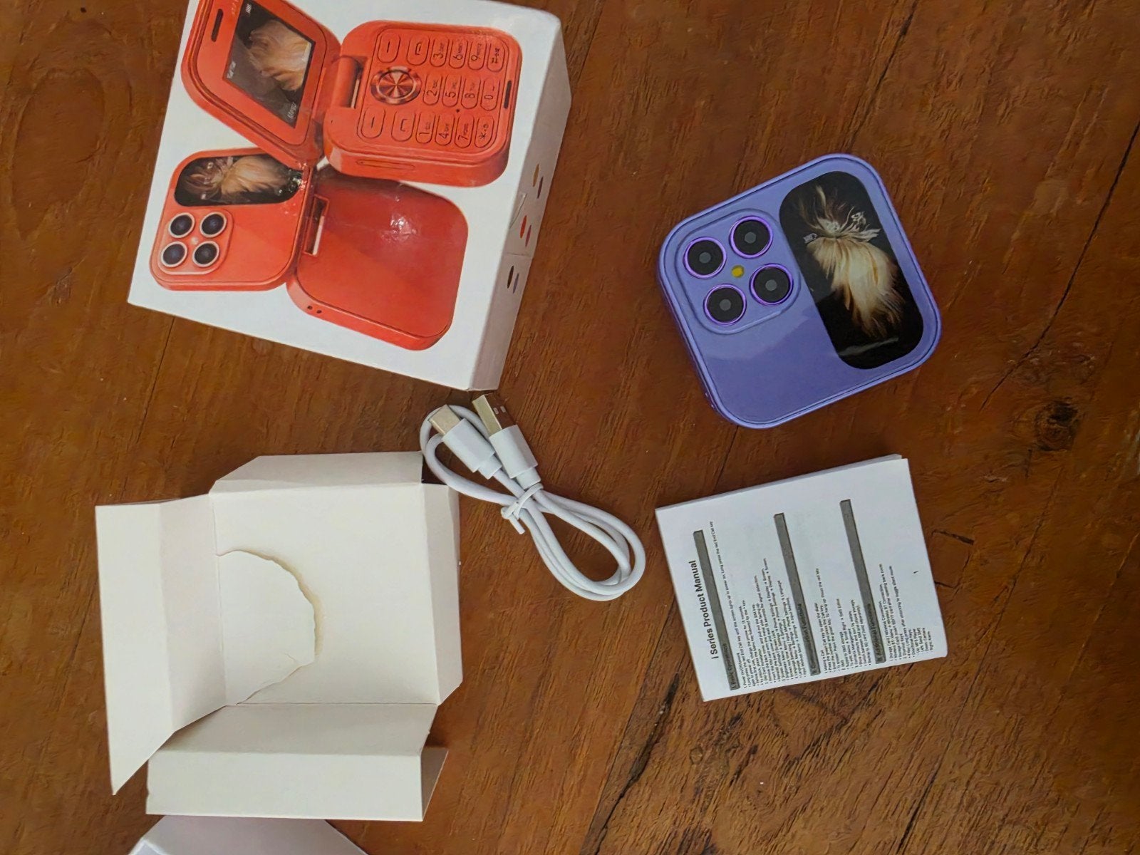 Kindertelefoon I17 Pro - Echt werkend, Gebruikt, Inklapmodel, Ophalen of Verzenden, Minder dan 3 megapixel