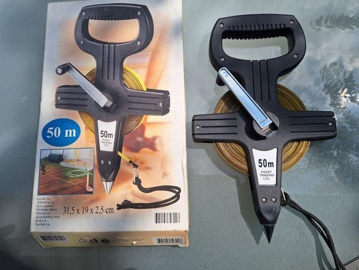 Te koop meetlint van 50 meter, Ophalen of Verzenden