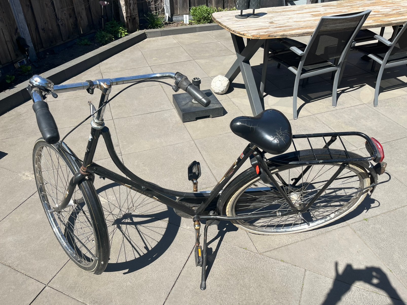 Batavus (oma)fiets, Fietsen en Brommers, Fietsen | Dames | Omafietsen, Terugtraprem, Gebruikt, Versnellingen, 56 cm of meer