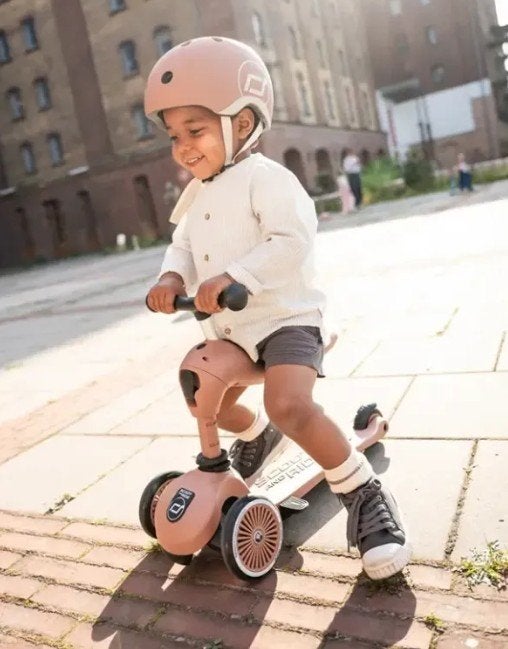 Scoot and Ride – Highwaykick 1- Push & Go – Mocha +gratis ve, Kinderen en Baby's, Speelgoed | Buiten | Voertuigen en Loopfietsen