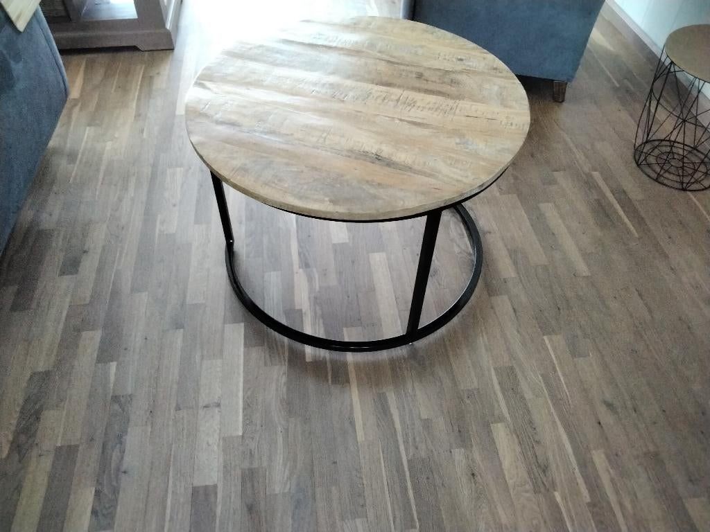 Salontafel, Ophalen, Gebruikt, 50 tot 100 cm, Rond