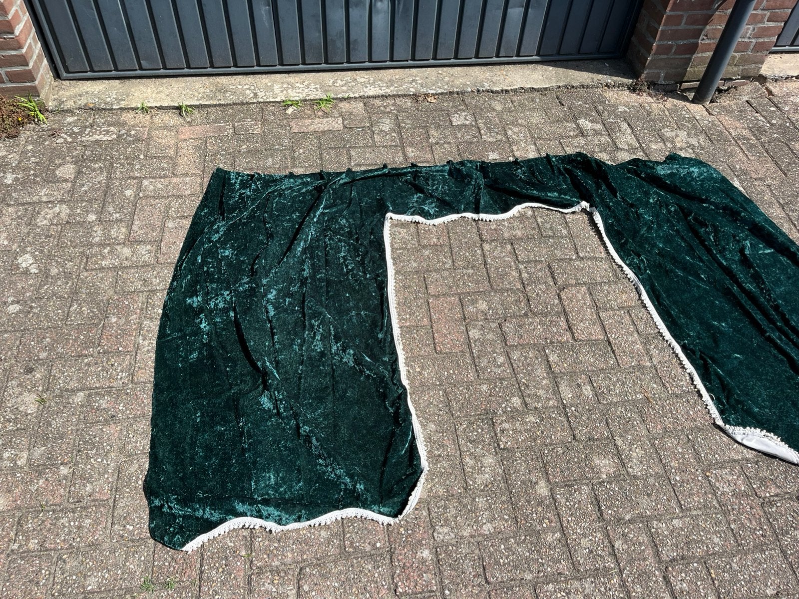 Vrachtwagen gordijnen set groen., Ophalen of Verzenden, Overige merken