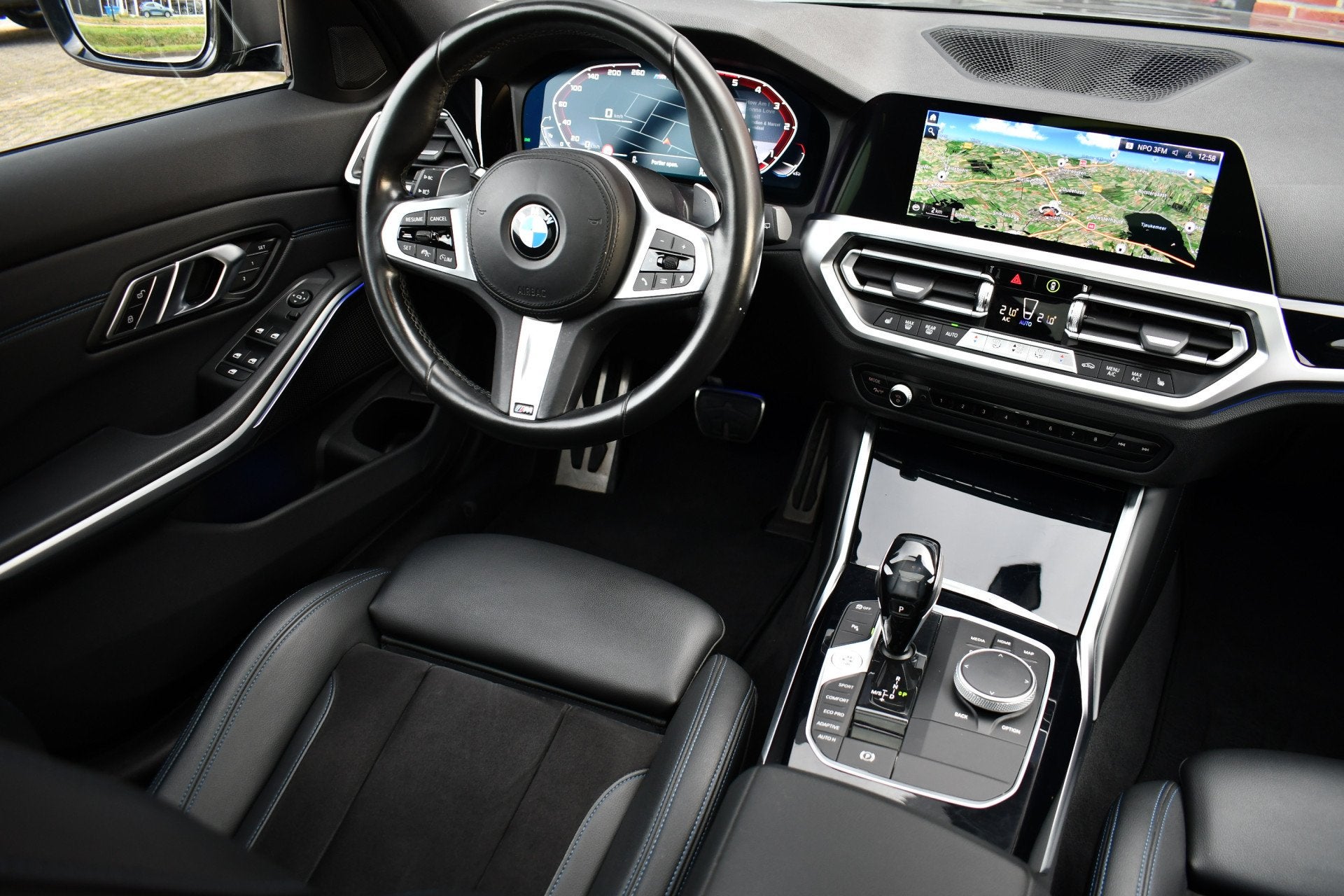 BMW 3 Serie Touring M340d xDrive Pano ACC HiFi El-zetels Adp, Automaat, 12 maanden, Zwart, 2993 cc