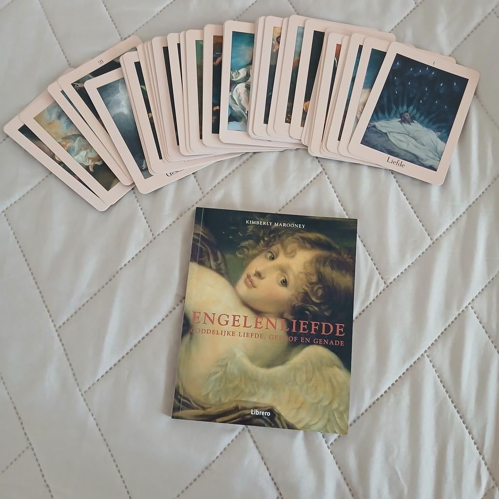 Engelenliefde boek met kaarten, Ophalen of Verzenden, Zo goed als nieuw, Tarot of Kaarten leggen, Overige typen