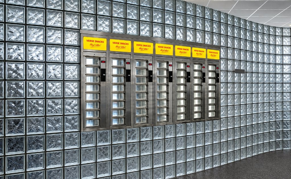 Loketautomaat/Snackautomaat/Trekautomaat/Febo automaat, Ophalen, Snacks