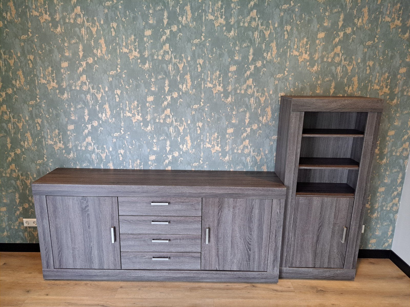 dressoir, kast & salontafel, Ophalen, Met lade(s), Zo goed als nieuw, 200 cm of meer