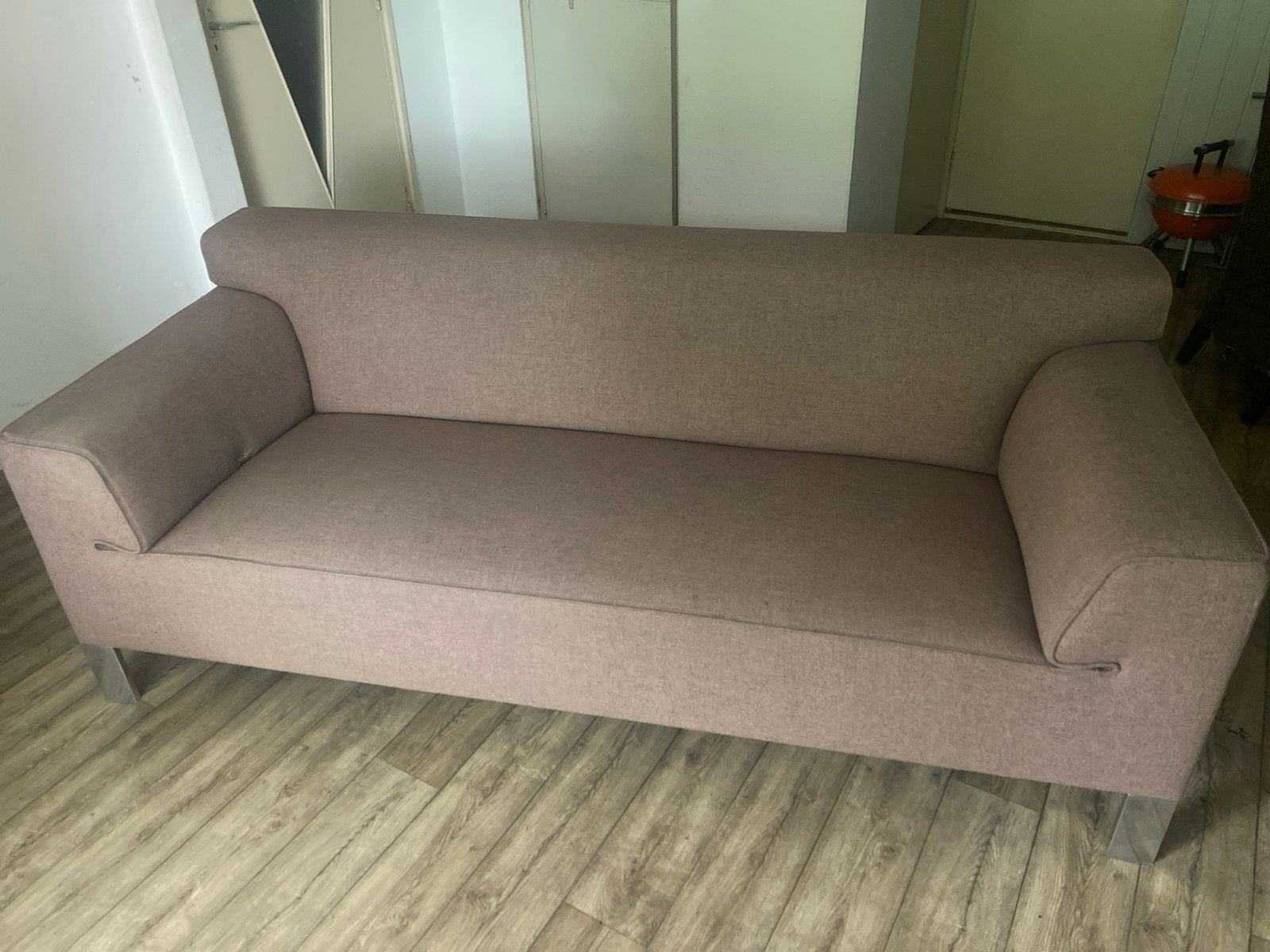 Gratis Comfortabele 2-zitsbank in stof - Gebruikt, Ophalen, Gebruikt, 150 tot 200 cm, Tweepersoons