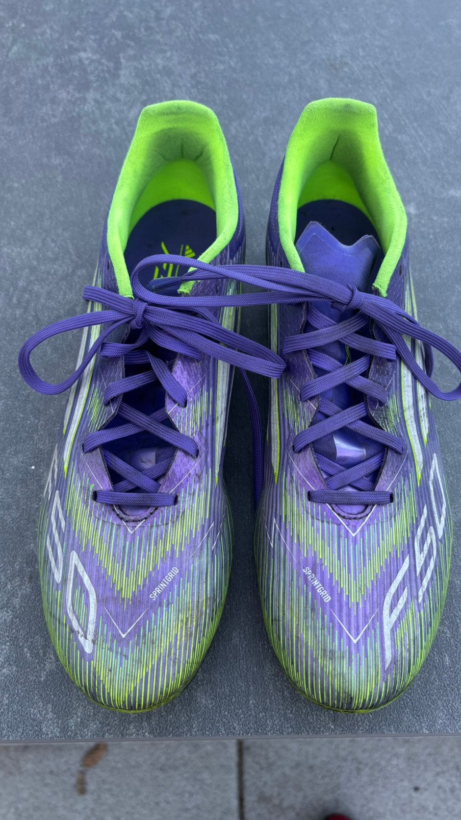 Adidas f50 heren maat 11 of 45 1/3, Ophalen, Maat XL, Schoenen, Zo goed als nieuw