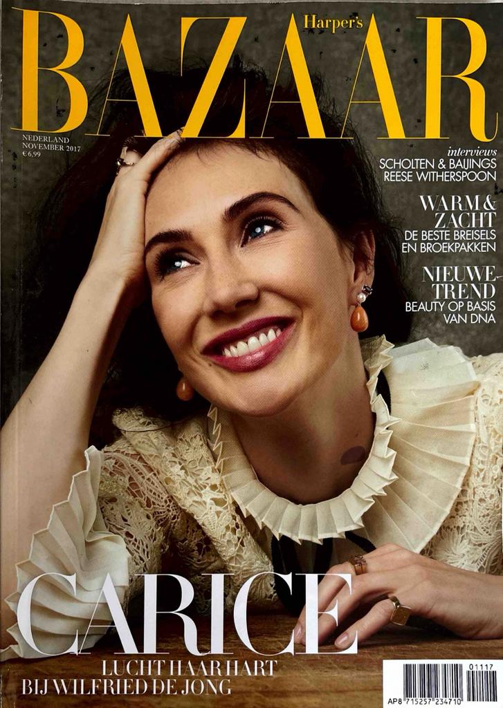 Harper's Bazaar Nederland - November 2017 - Carice, Ophalen of Verzenden, Zo goed als nieuw, Glossy