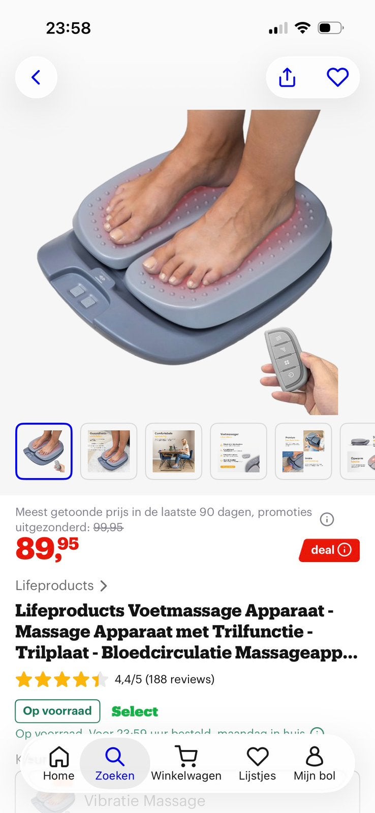 Voet massage apparaat, NIEUW!!, Ophalen, Nieuw, Apparaat