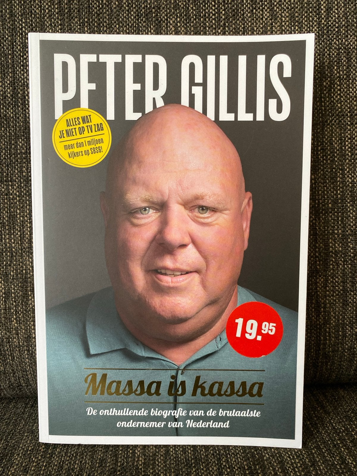 Peter Gillis - Massa is kassa (biografie), Boeken, Ophalen of Verzenden, Zo goed als nieuw, Overige