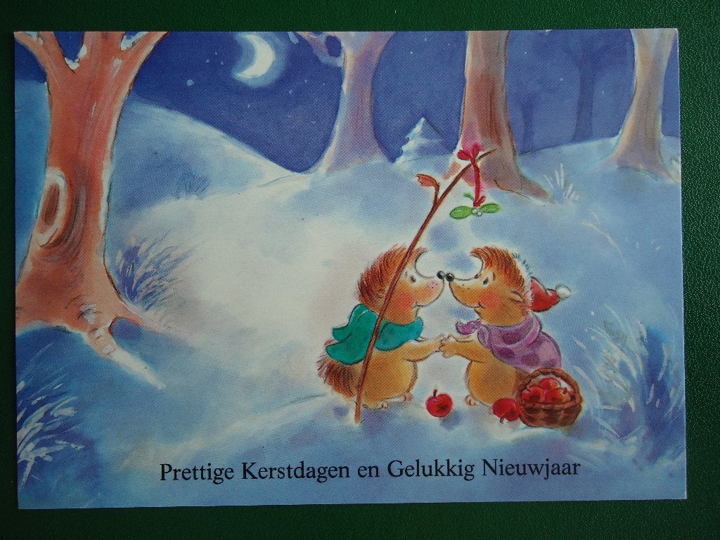 (563) Dierenkaart: EGELS, Verzenden, 1980 tot heden, Gelopen, Overige soorten