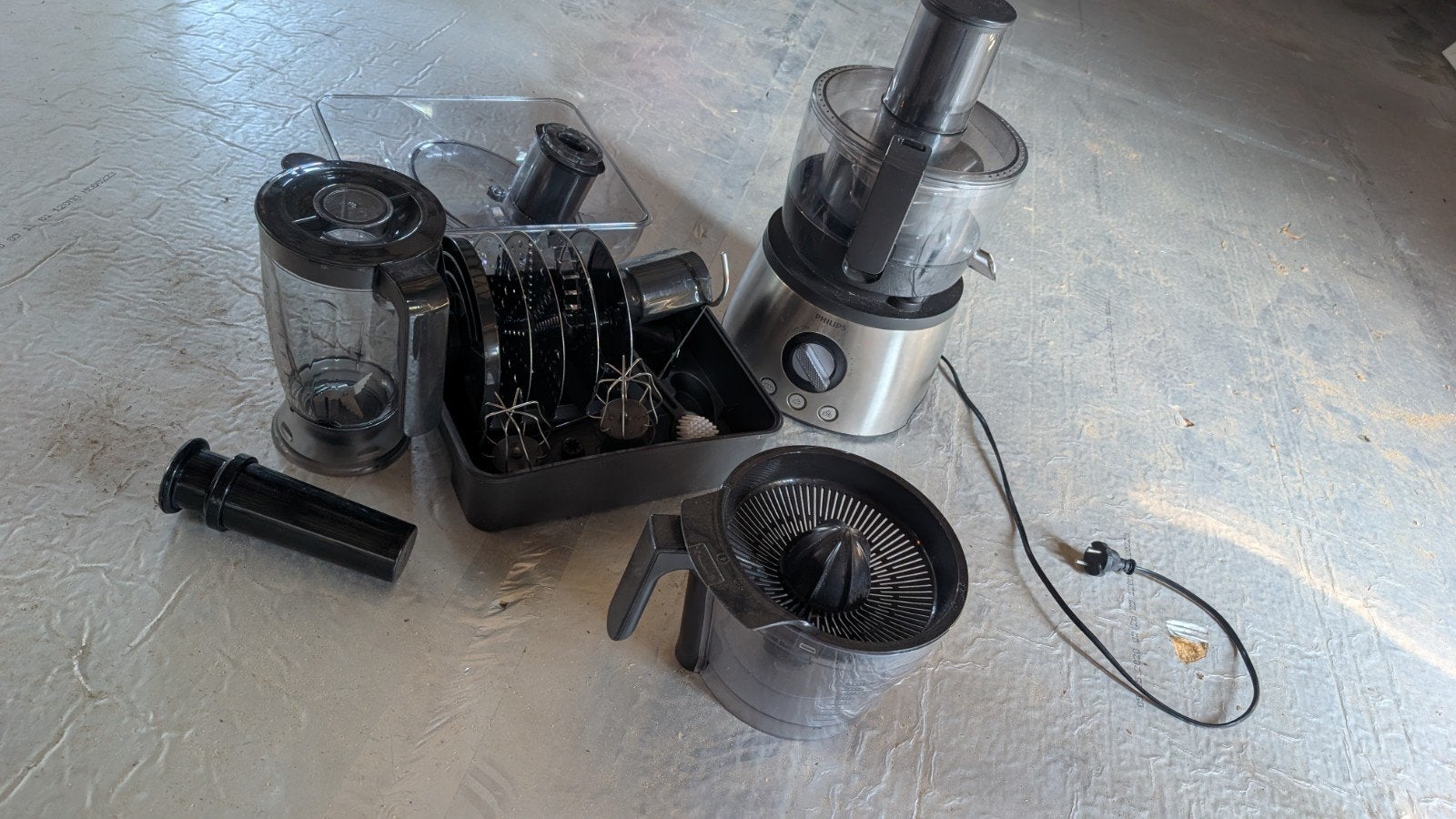 Philips Foodprocessor HR7778 juicer, blender, keukenmachine, Witgoed en Apparatuur, 2 tot 3 liter, Ophalen of Verzenden, Gebruikt