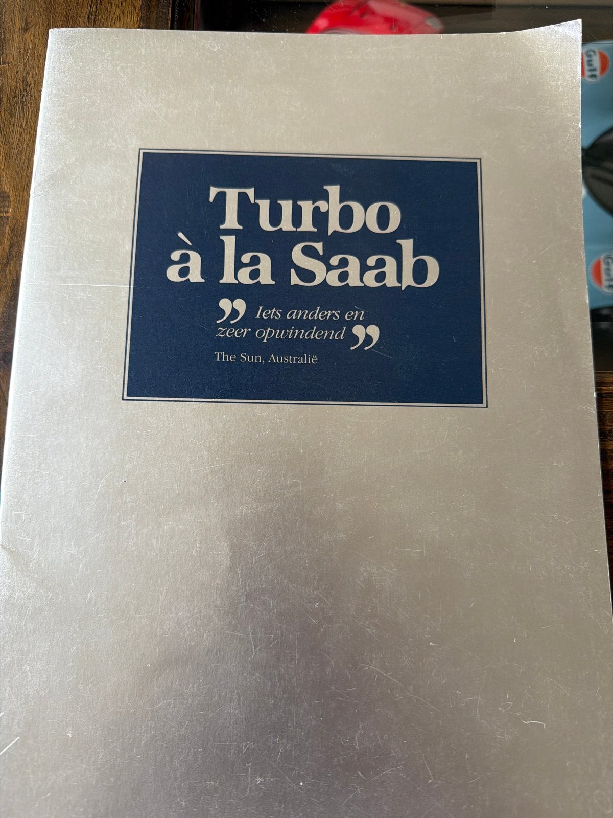 Saab Turbo à la Saab - Originele Brochure, Ophalen of Verzenden, Zo goed als nieuw