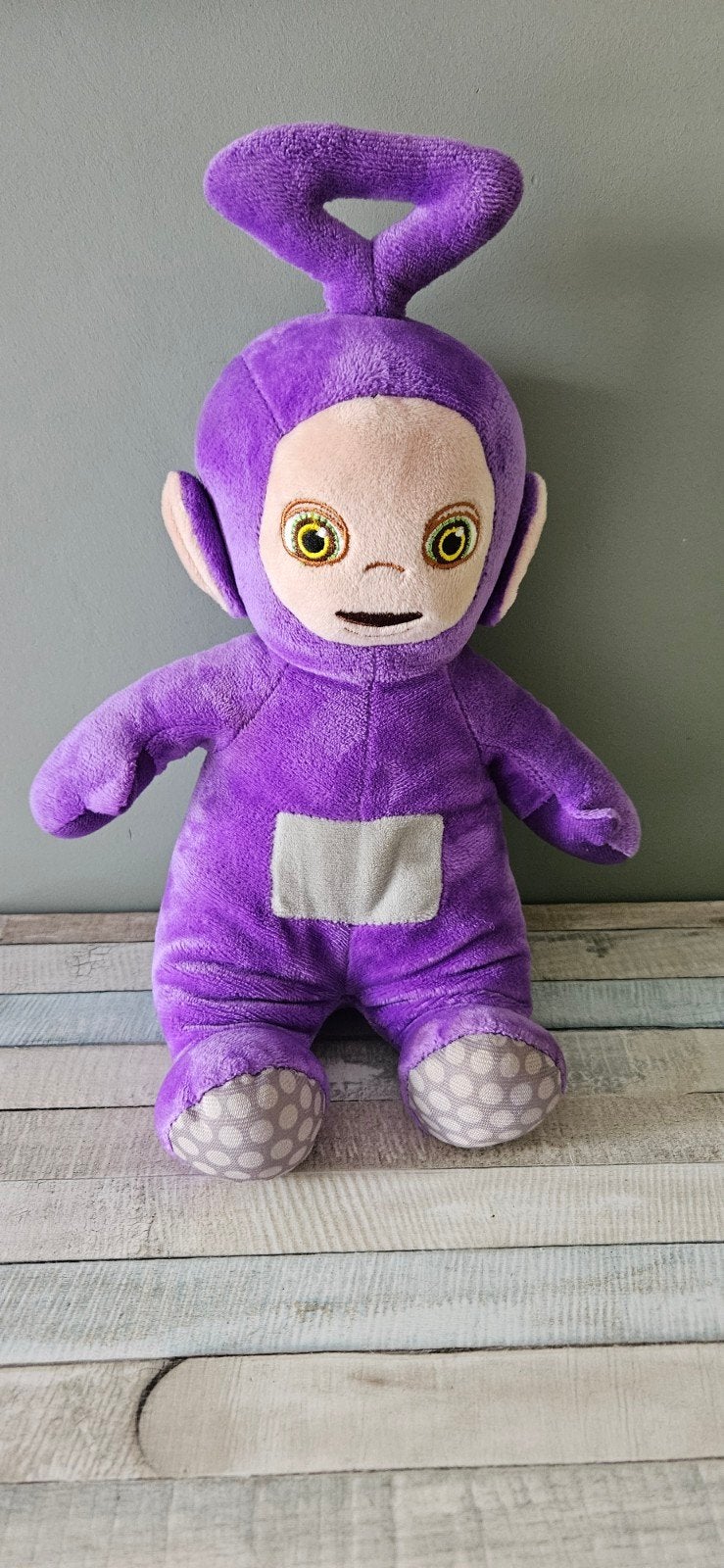 tinky winky knuffel teletubbies teletubbie, Ophalen, Zo goed als nieuw, Overige typen